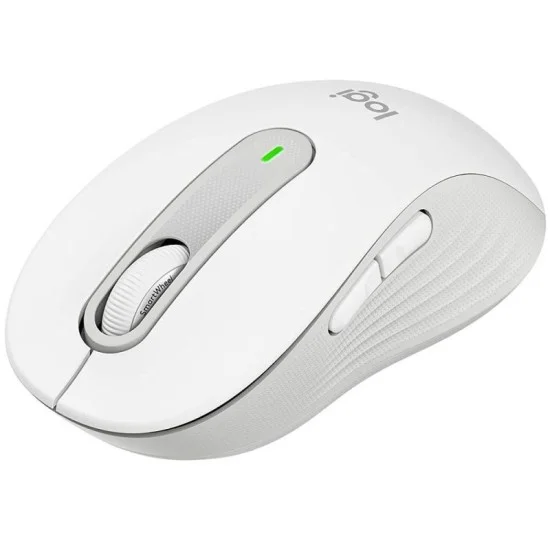 Logitech Signature M650 Wireless Bt Mouse (Size-S/M)- Off White